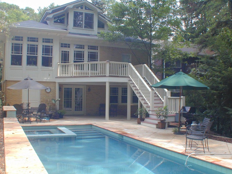 lap pool on skinny lot